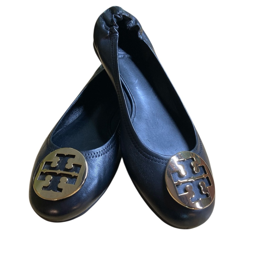 Tory Burch Black Ballet Flats